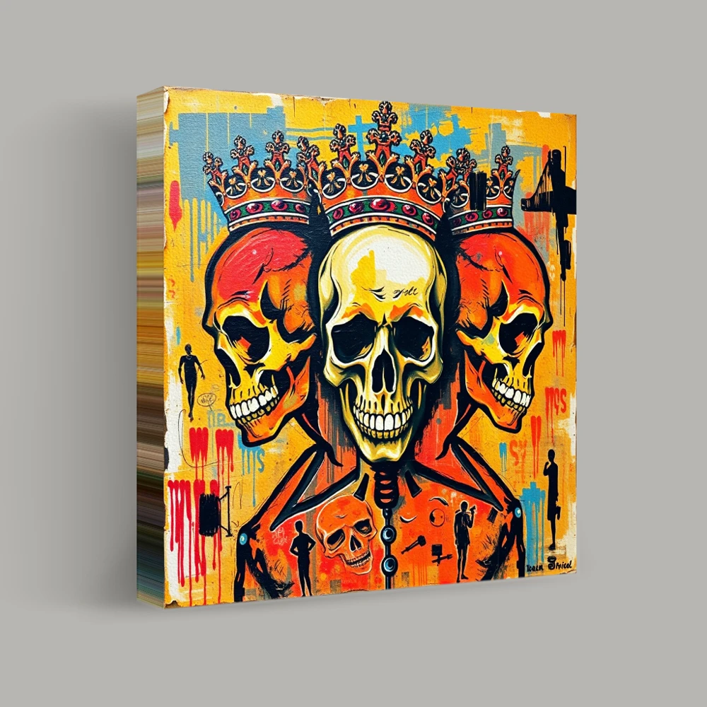 Reign of the Skulls — canvas