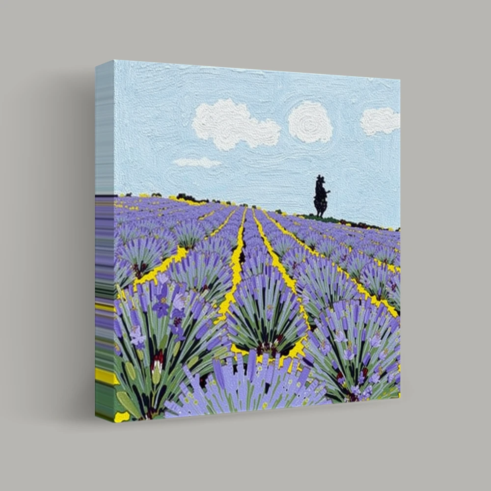 Fields of Lavender Dreams — canvas
