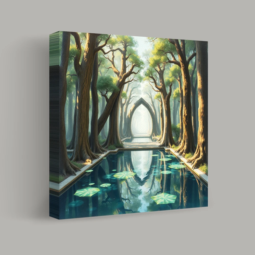 Passage Through the Whispering Trees — canvas