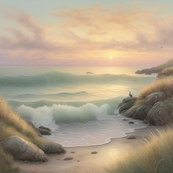 Whispering Waves at Dawn