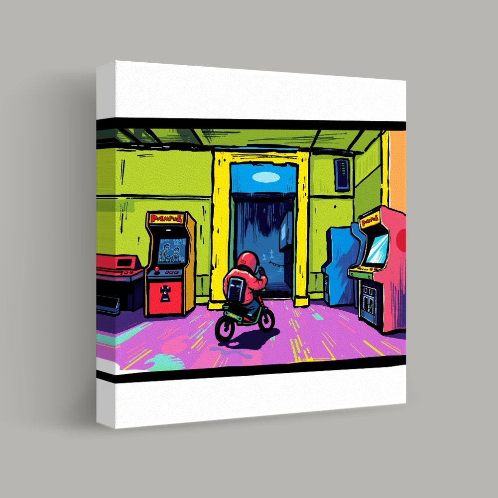 Retro Arcade Adventure — canvas