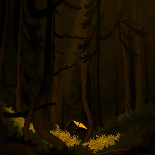 Enigmatic Glow in the Forest