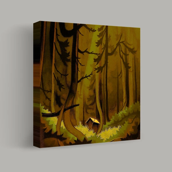 Enigmatische Gloed in het Bos weergave 1