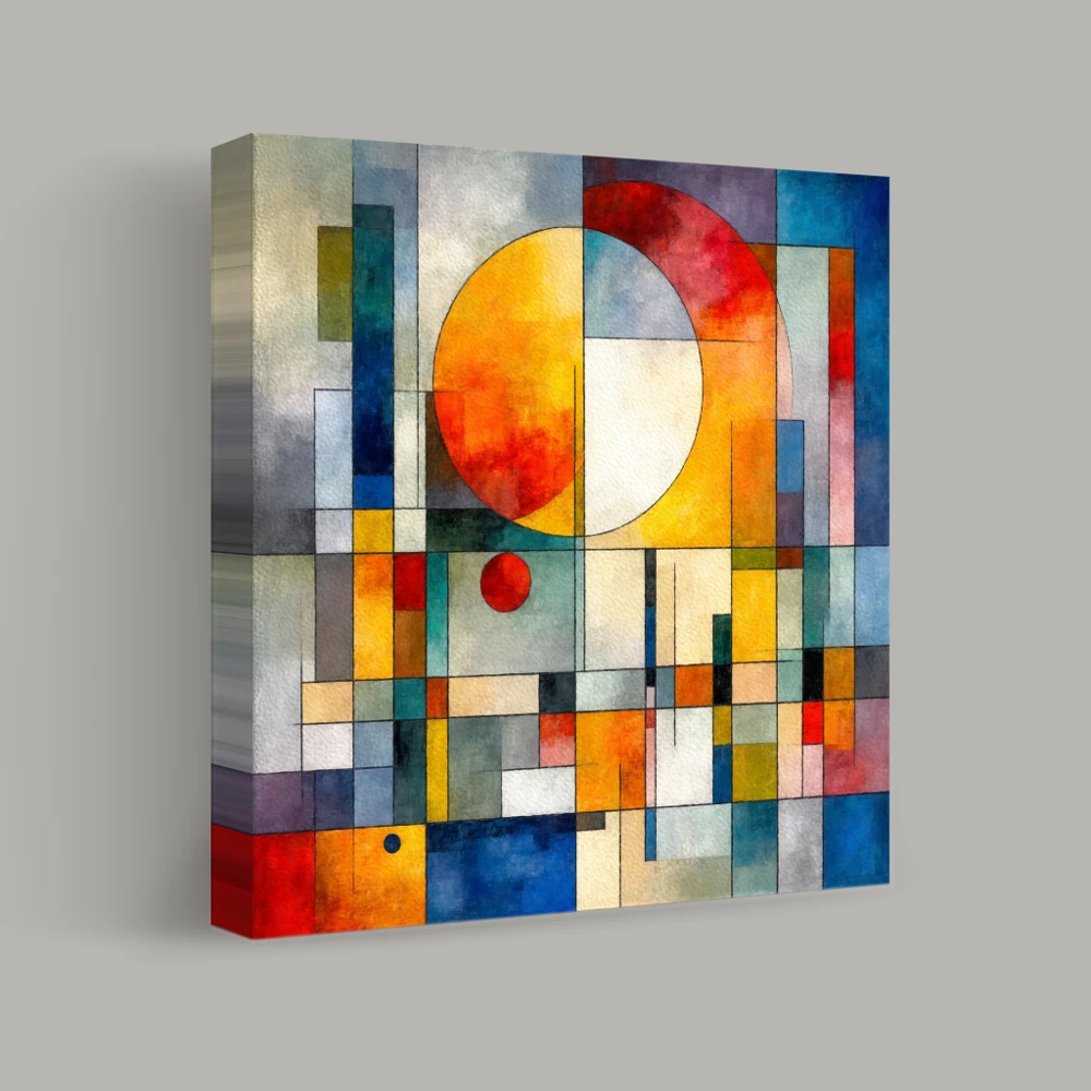 Symphony of Shapes and Colors — canvas