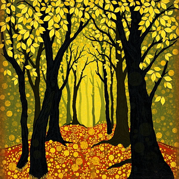 Dappled Light in an Enchanted Grove