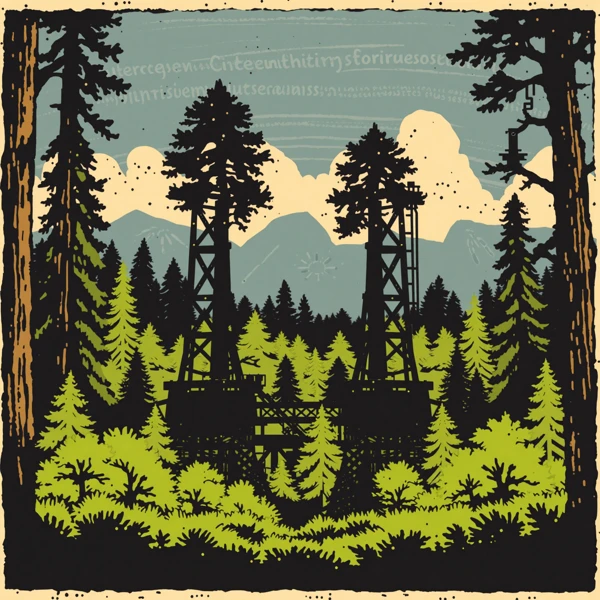 Forest Oil Rigs