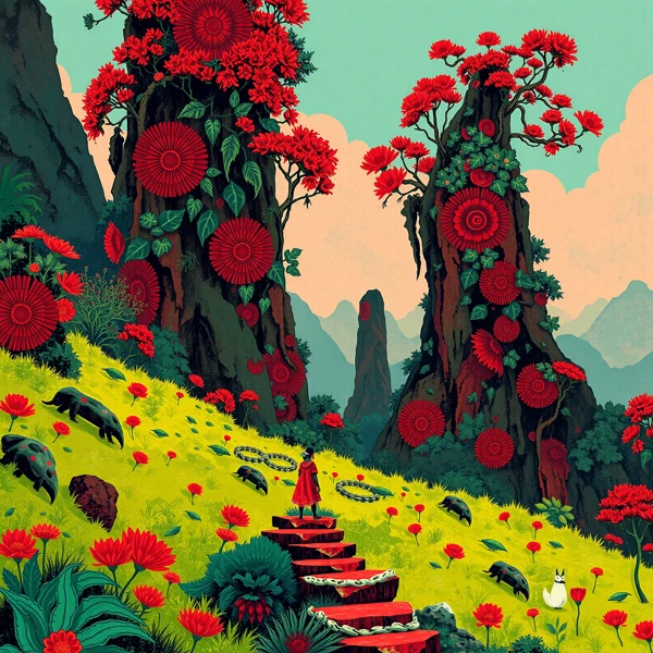 Journey through the Vermillion Valley