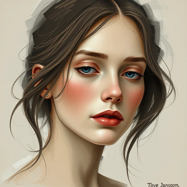 Portrait of Serene Elegance