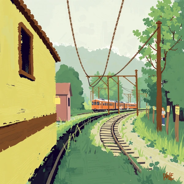 Journey Through Verdant Tracks