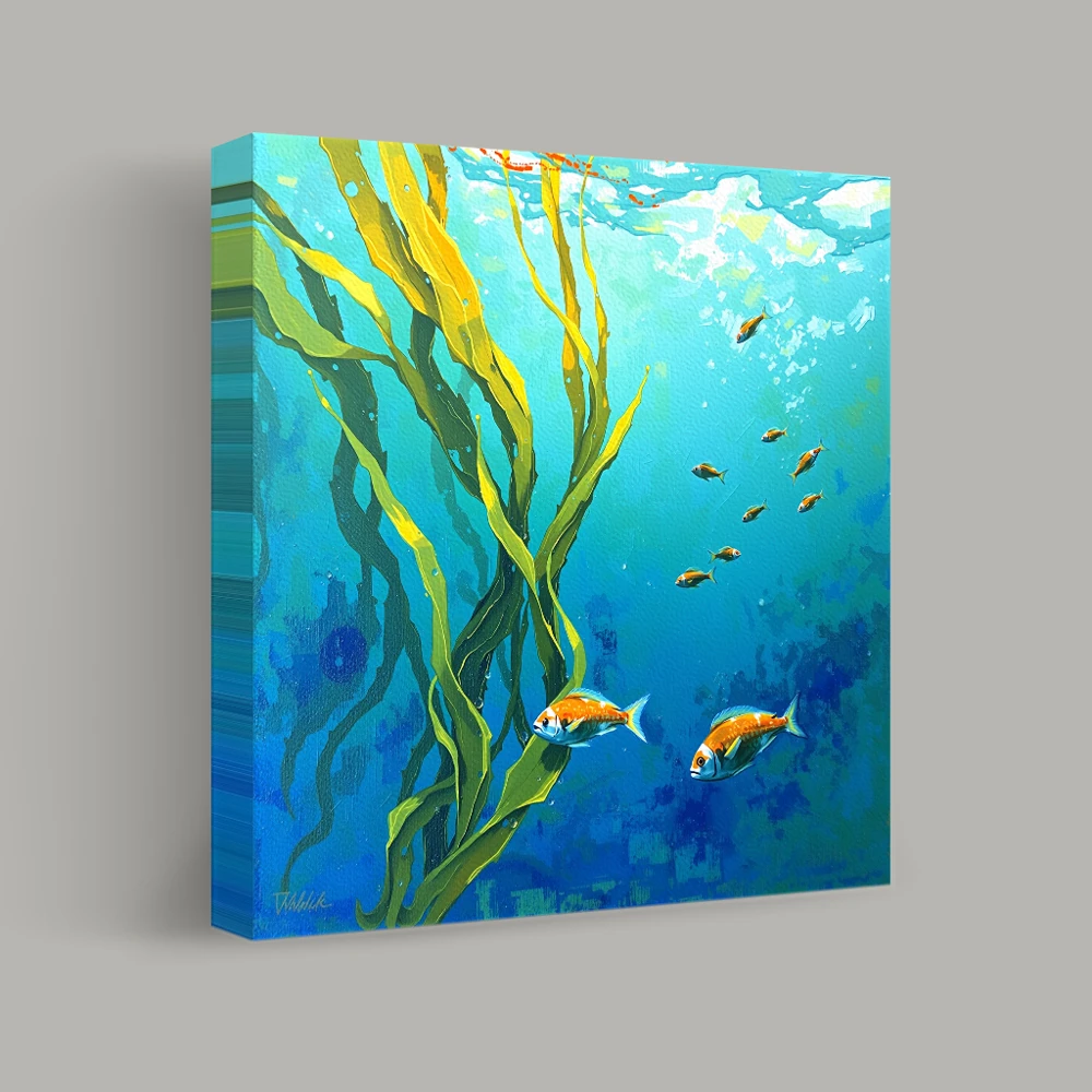 Dance of the Kelp and Fish — canvas