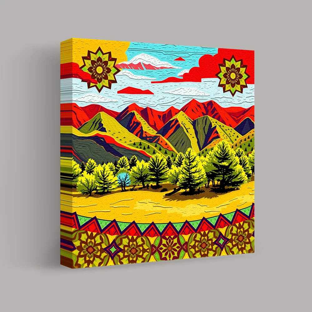Chromatic Terrain — canvas