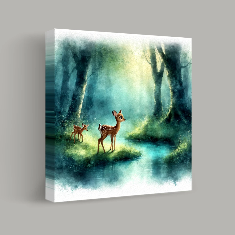 Mystical Woodland Meander — canvas