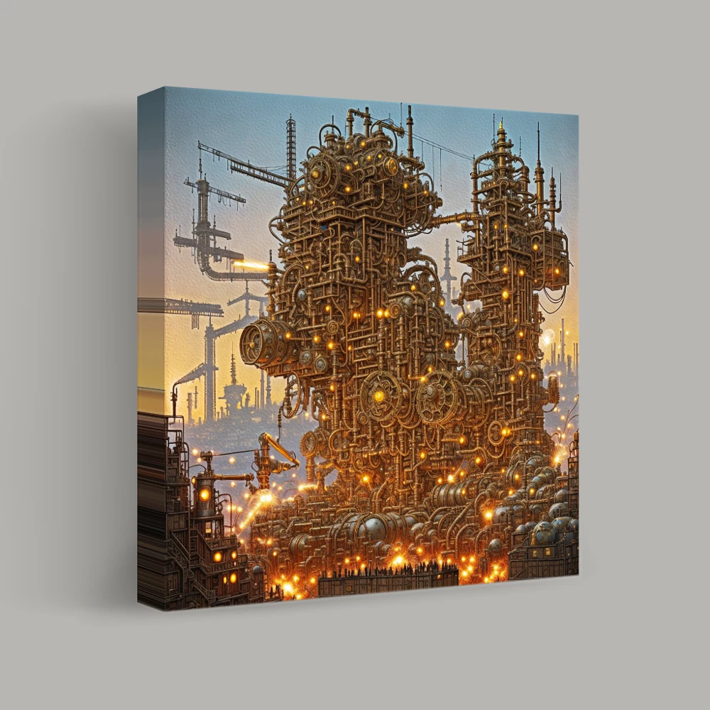 Factory of Endless Twilight — canvas