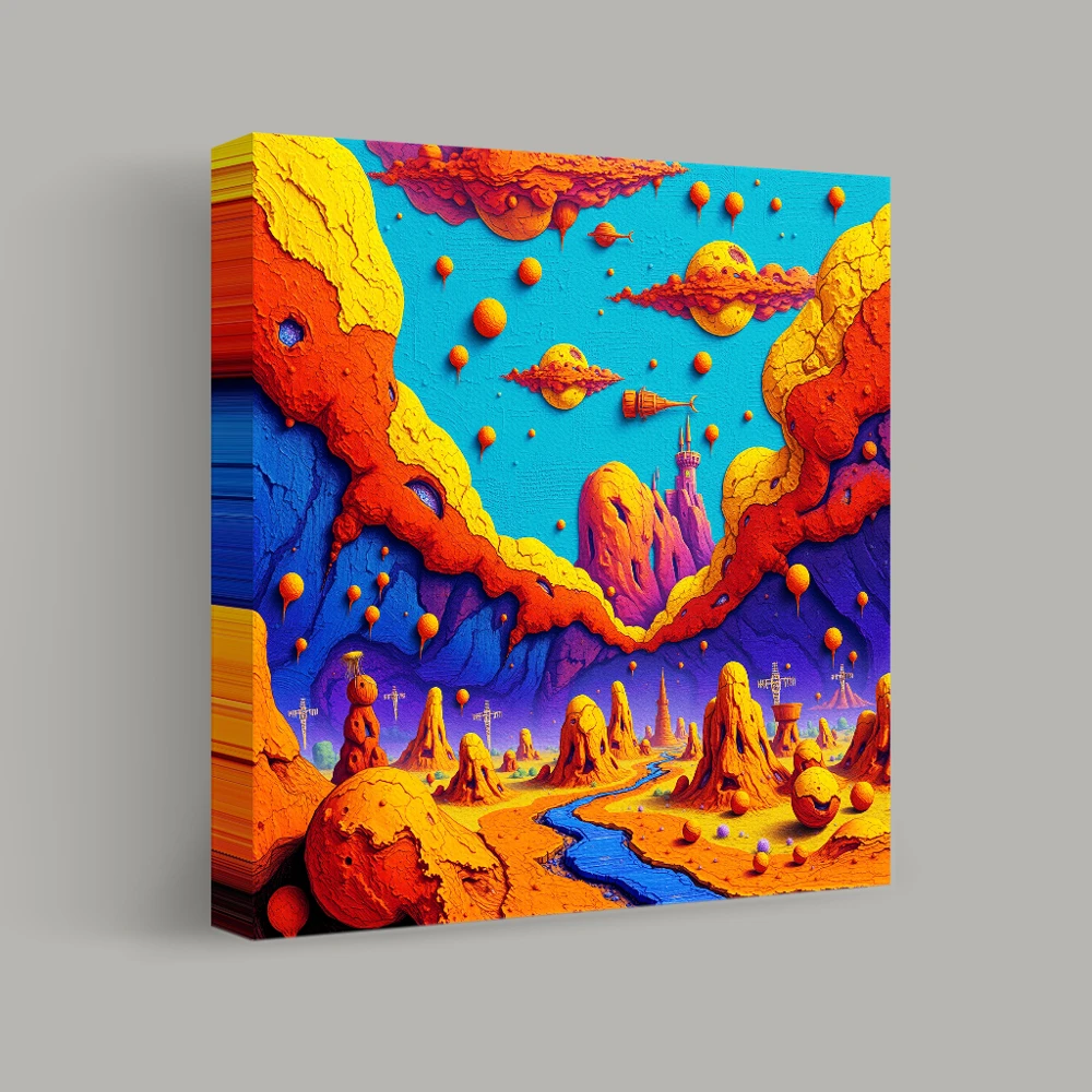 Surreal Skies of a Distant Realm — canvas