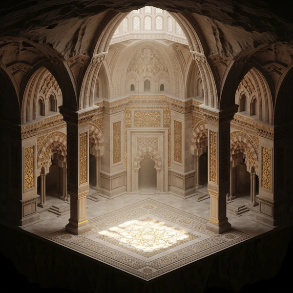 Illuminated Sanctuary view 2