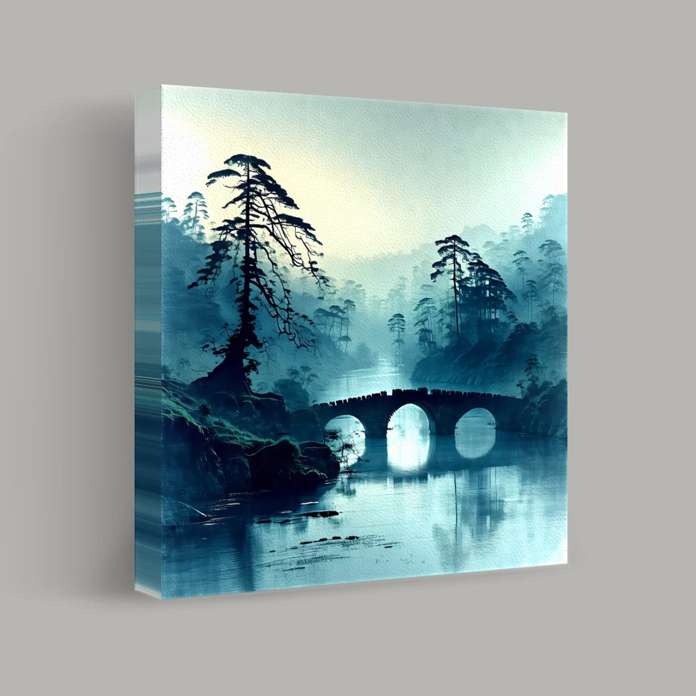 Whispering Pines at Dawn — canvas