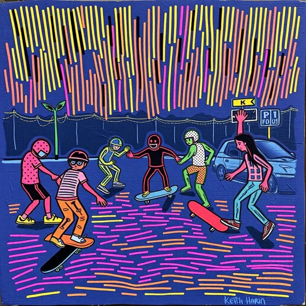 Skateboard Nights and Neon Lights