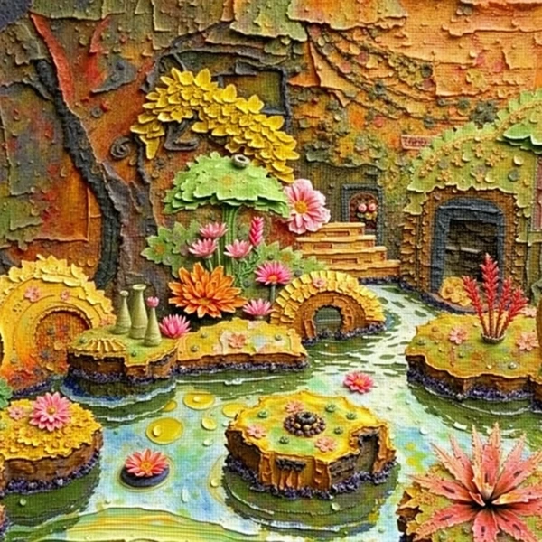 Whimsical Garden Oasis