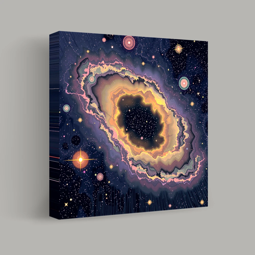 Cosmic Vortex Awakening — canvas