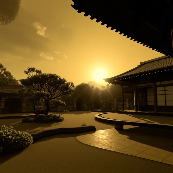 Serenity of the Rising Sun view 2