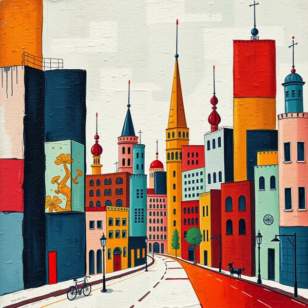Colorful Cityscape Chronicles