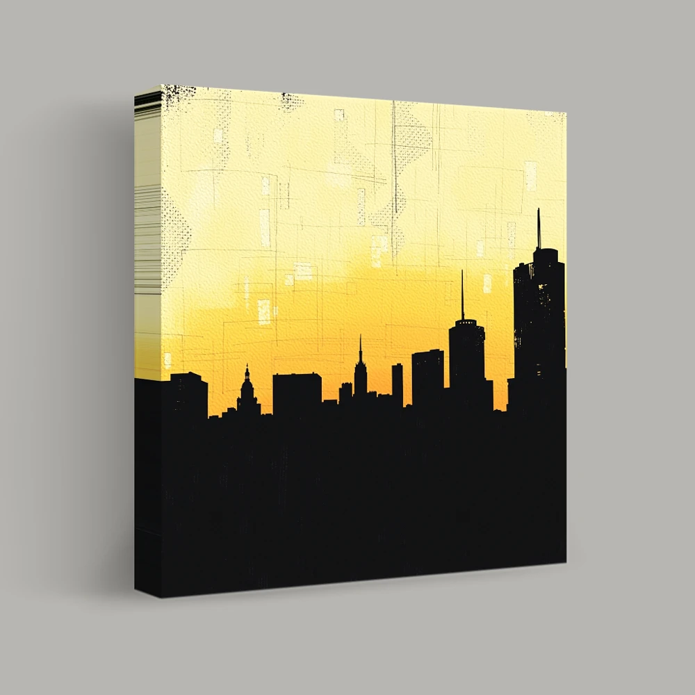 Silhouettes at Dusk — canvas