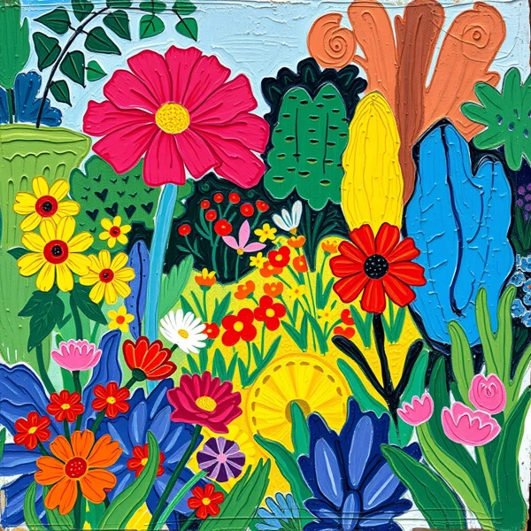 Vibrant Tapestry of Blooms