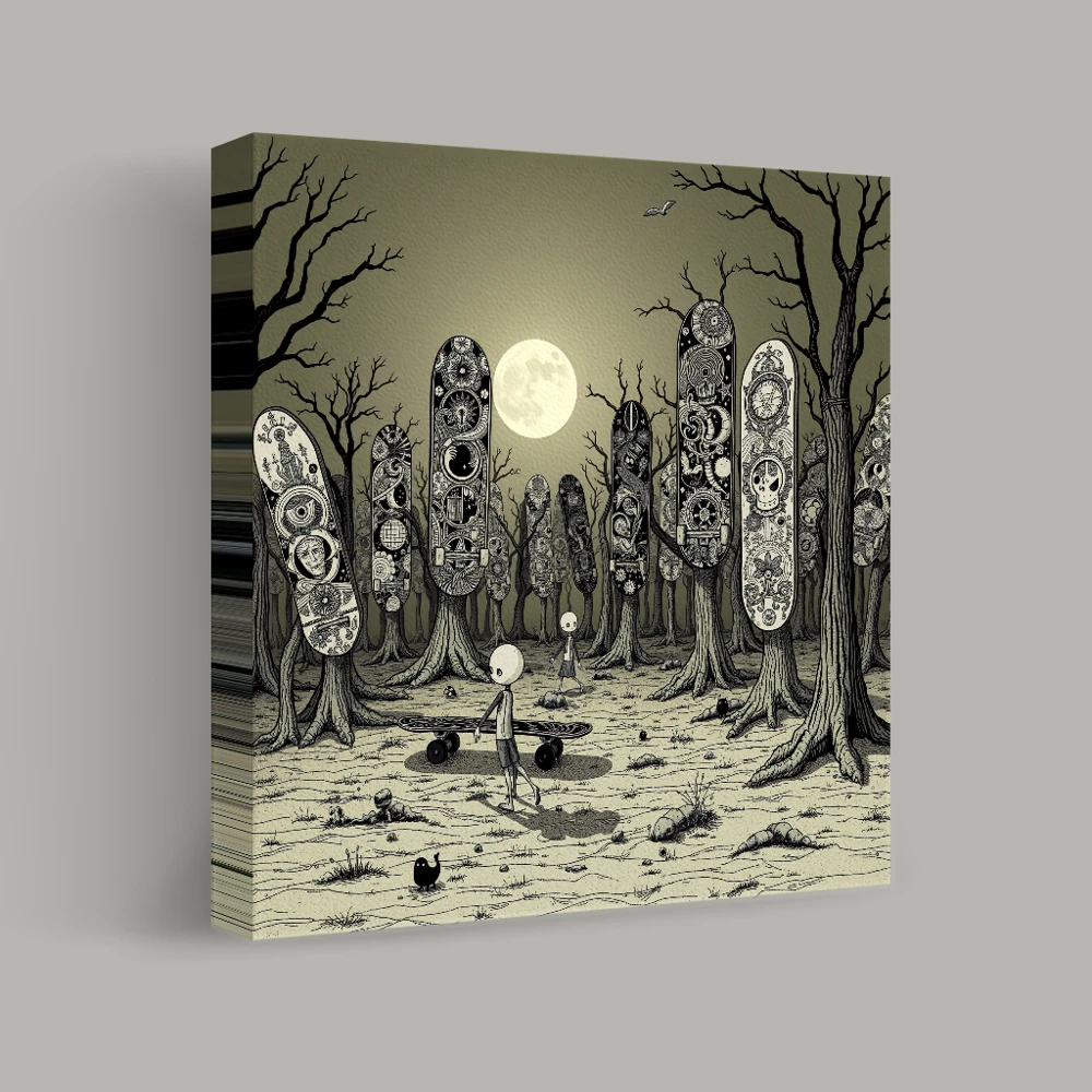 Nocturnal Assembly — canvas
