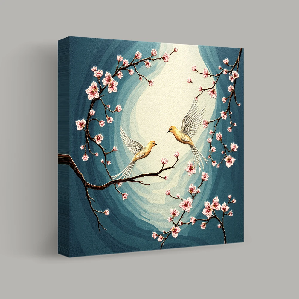 Choreography of Blooms — canvas