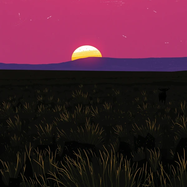 Twilight Across the Plains