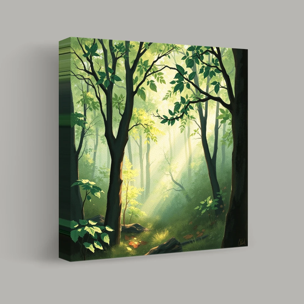 Sunlit Canopy — canvas