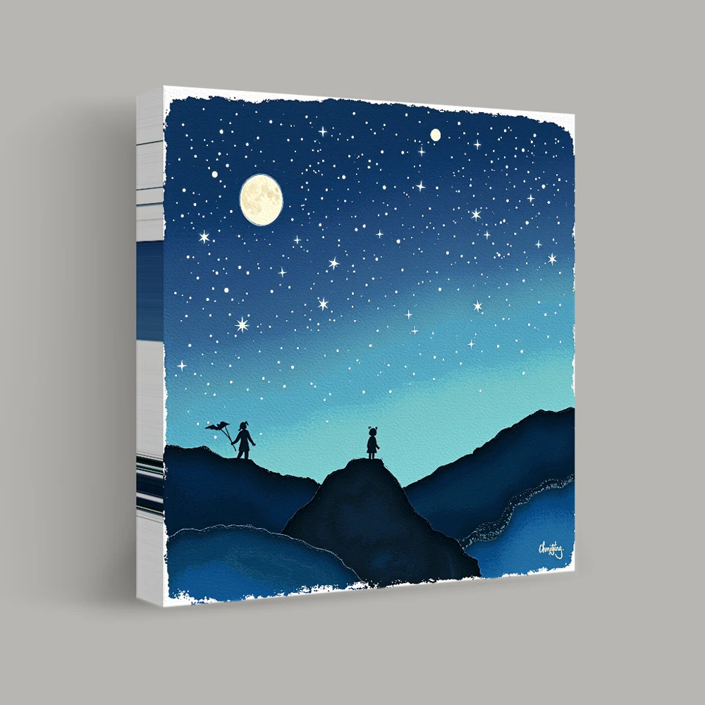 Starlit Wanderers — canvas