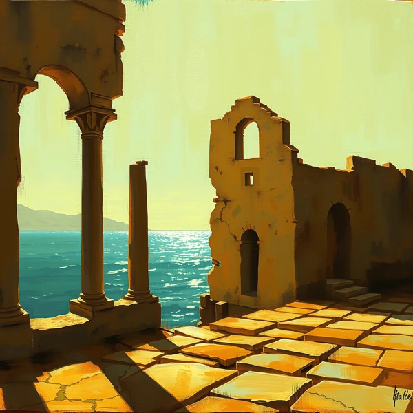 Ruins by the Sea