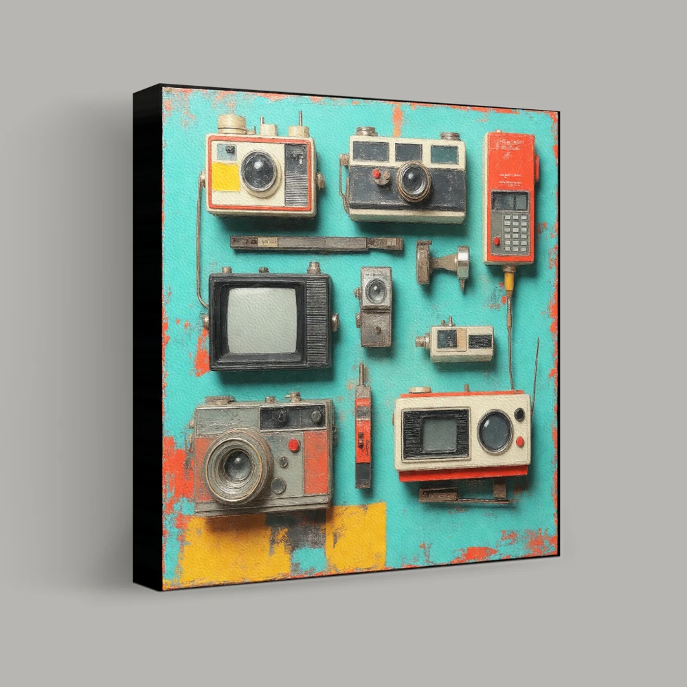 Echoes of Analog Past — canvas