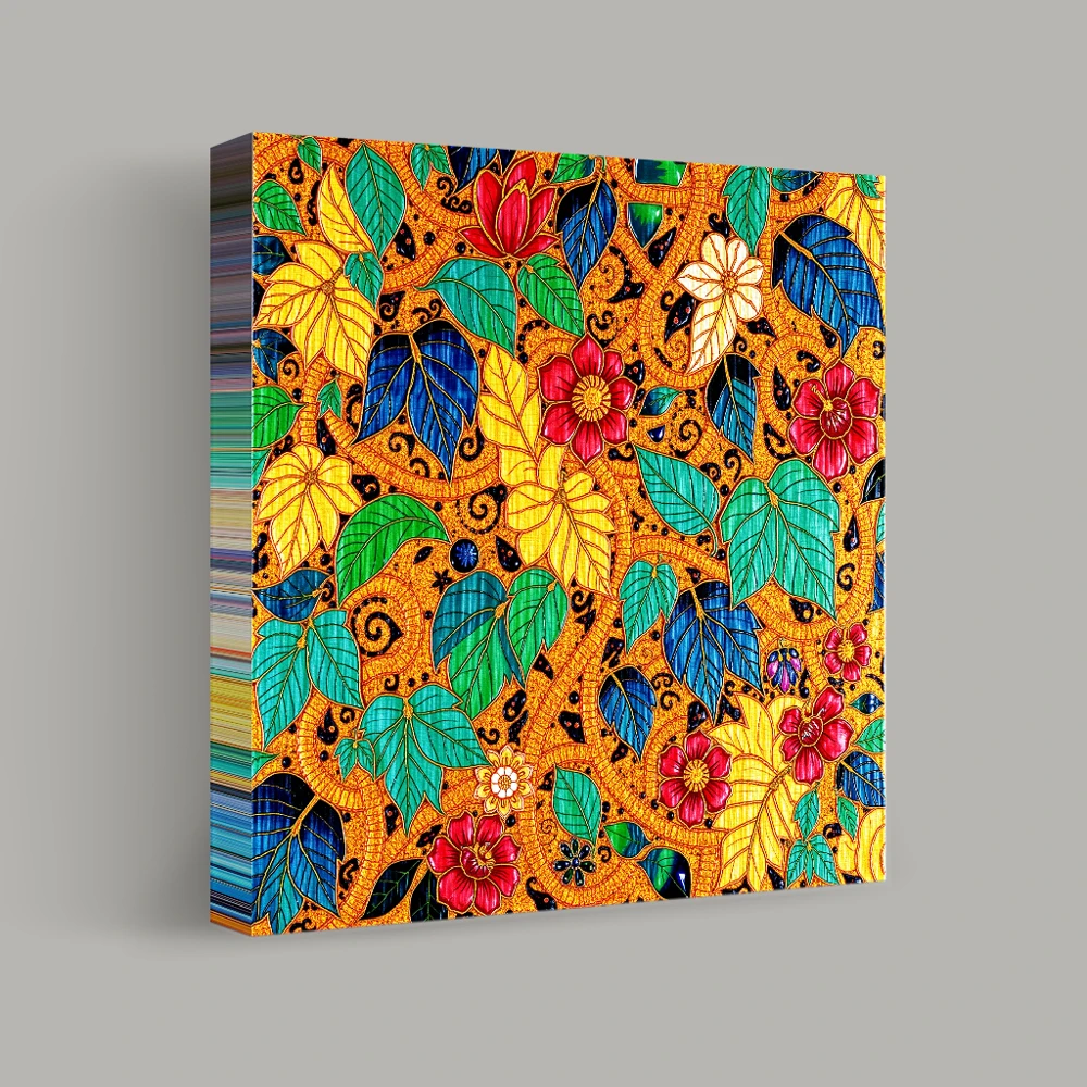 Interwoven Flora — canvas