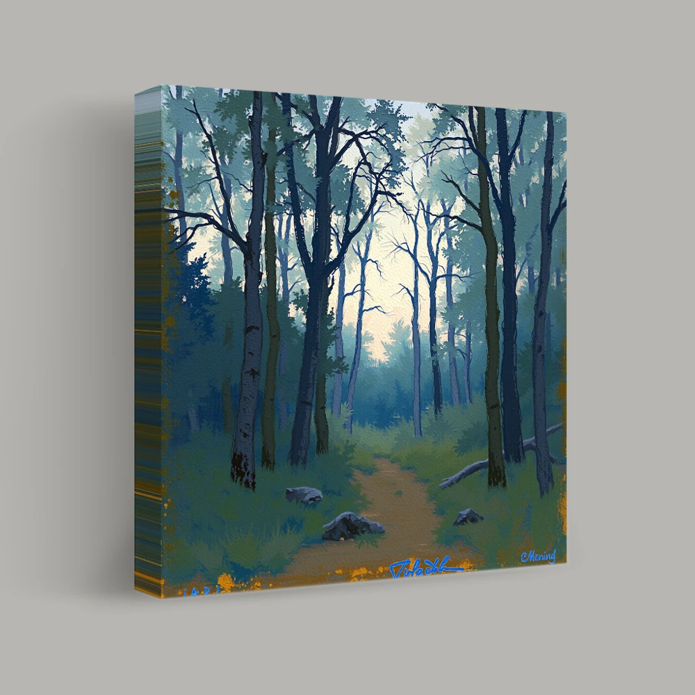 Whispering Trail at Dawn — canvas
