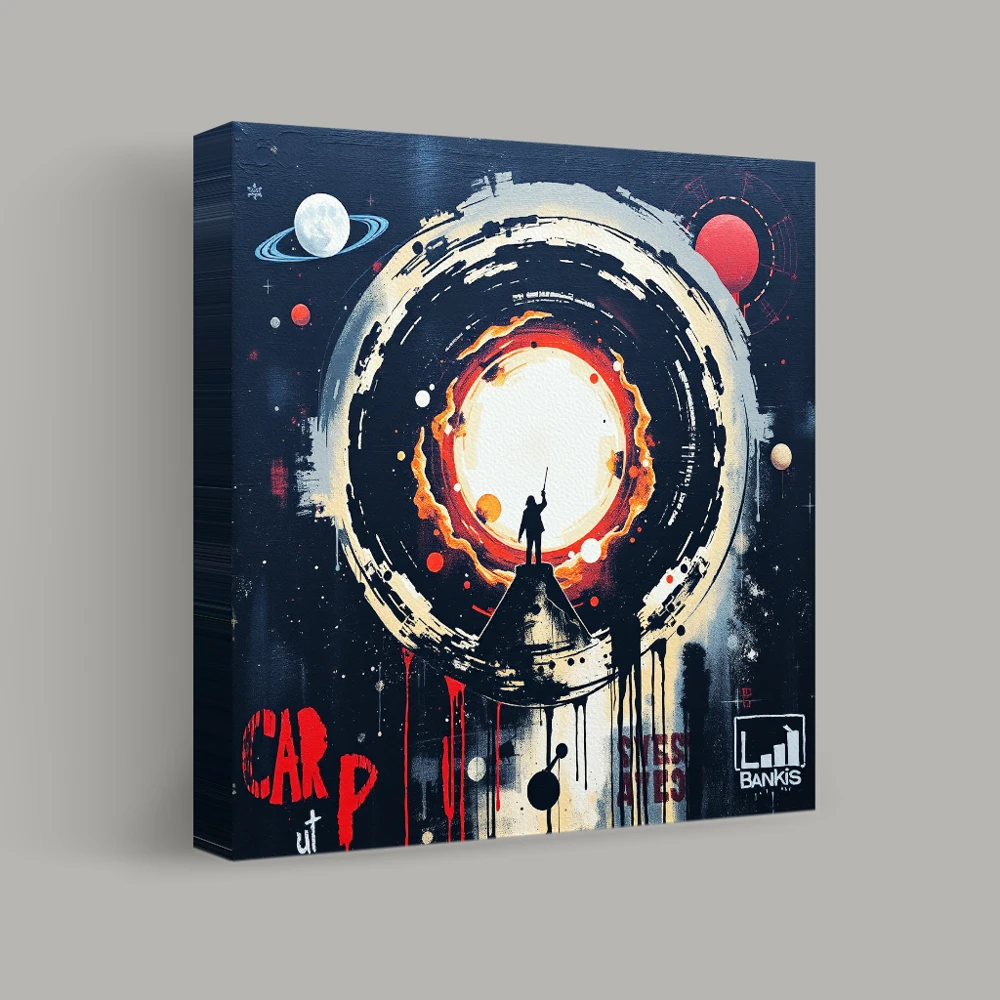 Guardian of the Cosmic Vortex — canvas