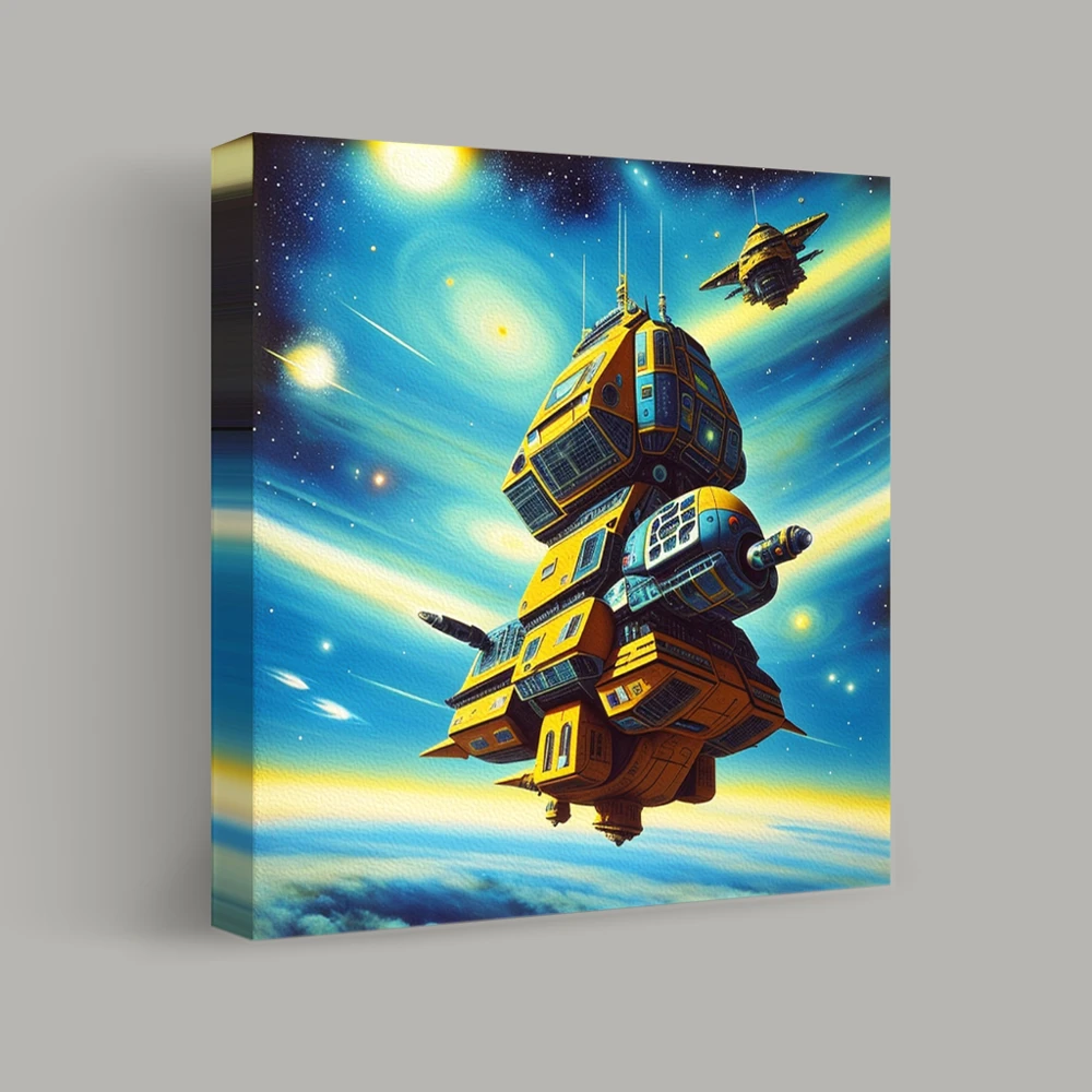 Odyssey Among the Stars — canvas