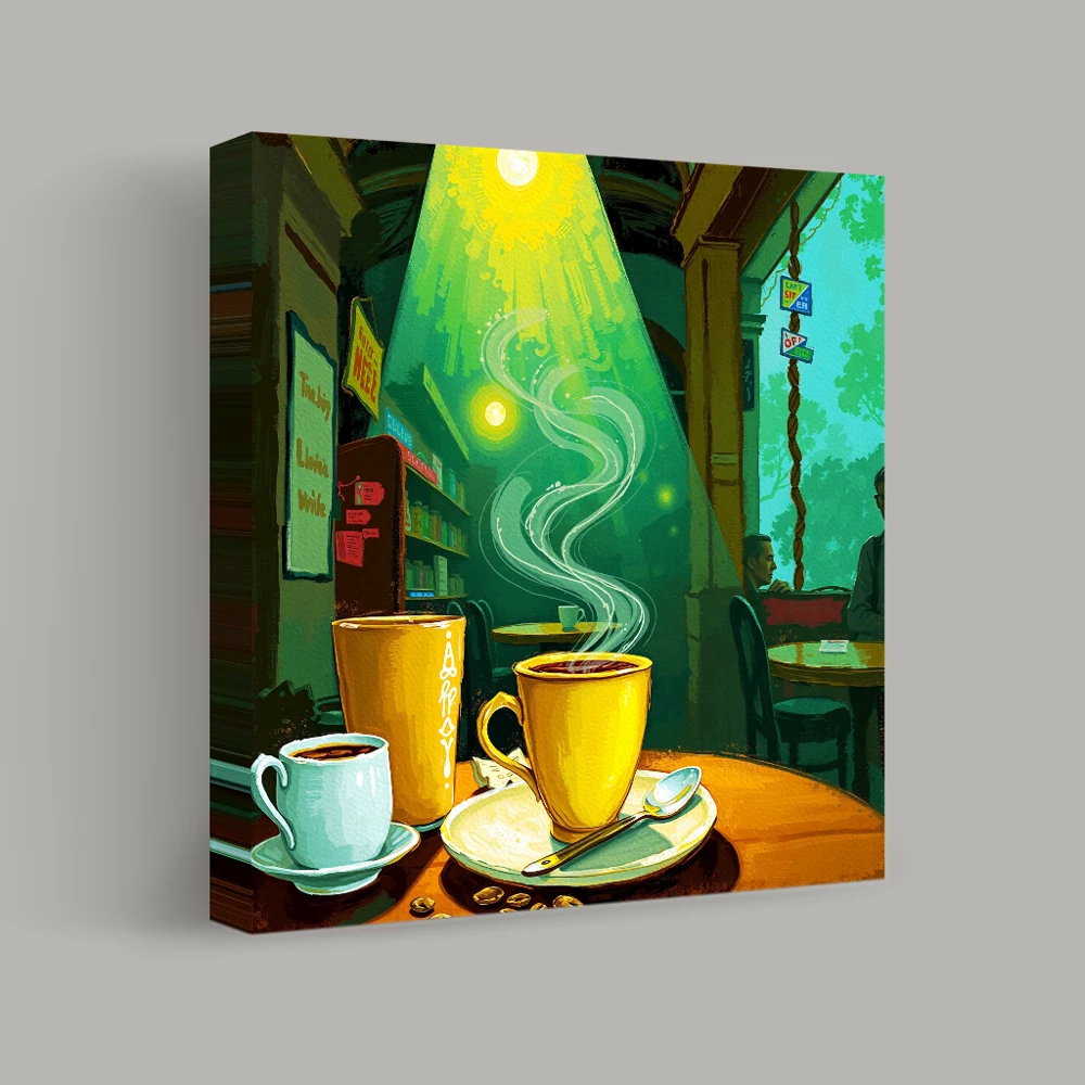 Morning Brew Symphony — canvas