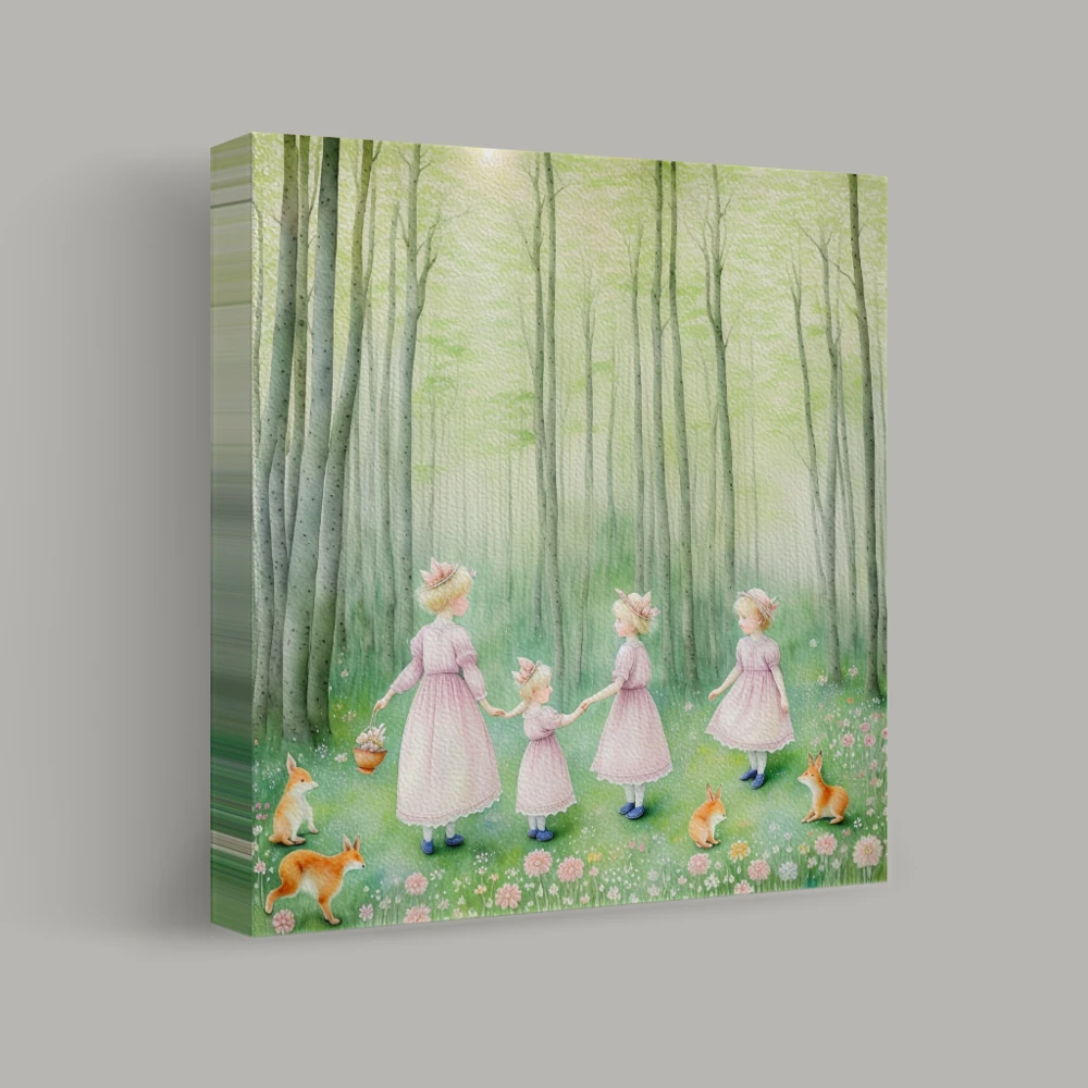 Woodland Dance of Harmony — canvas