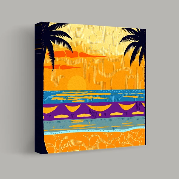Tropical Mosaic Dusk view 1