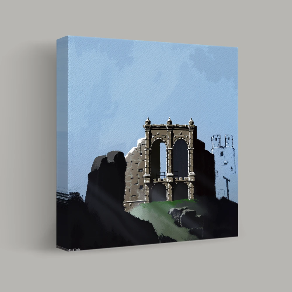 Shadows of the Forgotten Fortress — canvas