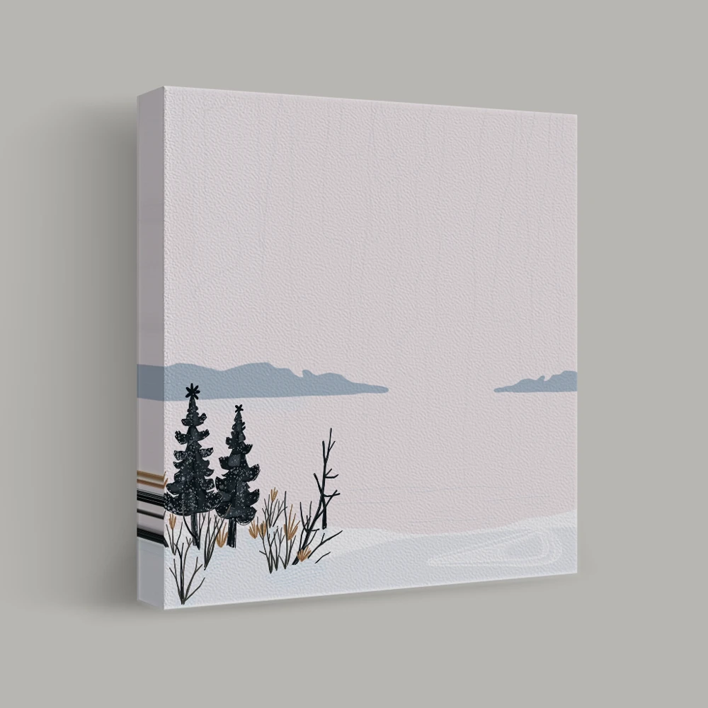 Winter's Quiet Canvas — canvas