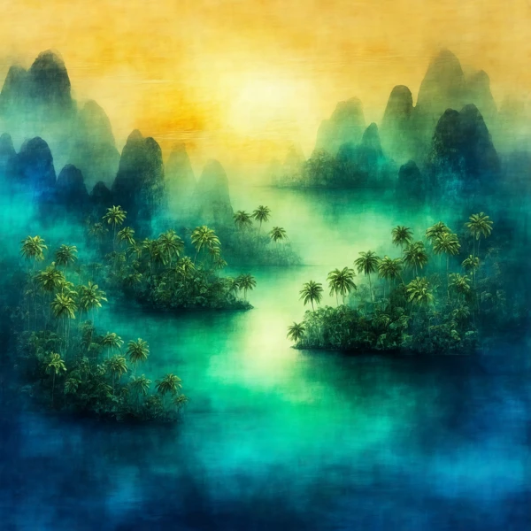 Whispering Isles at Dawn