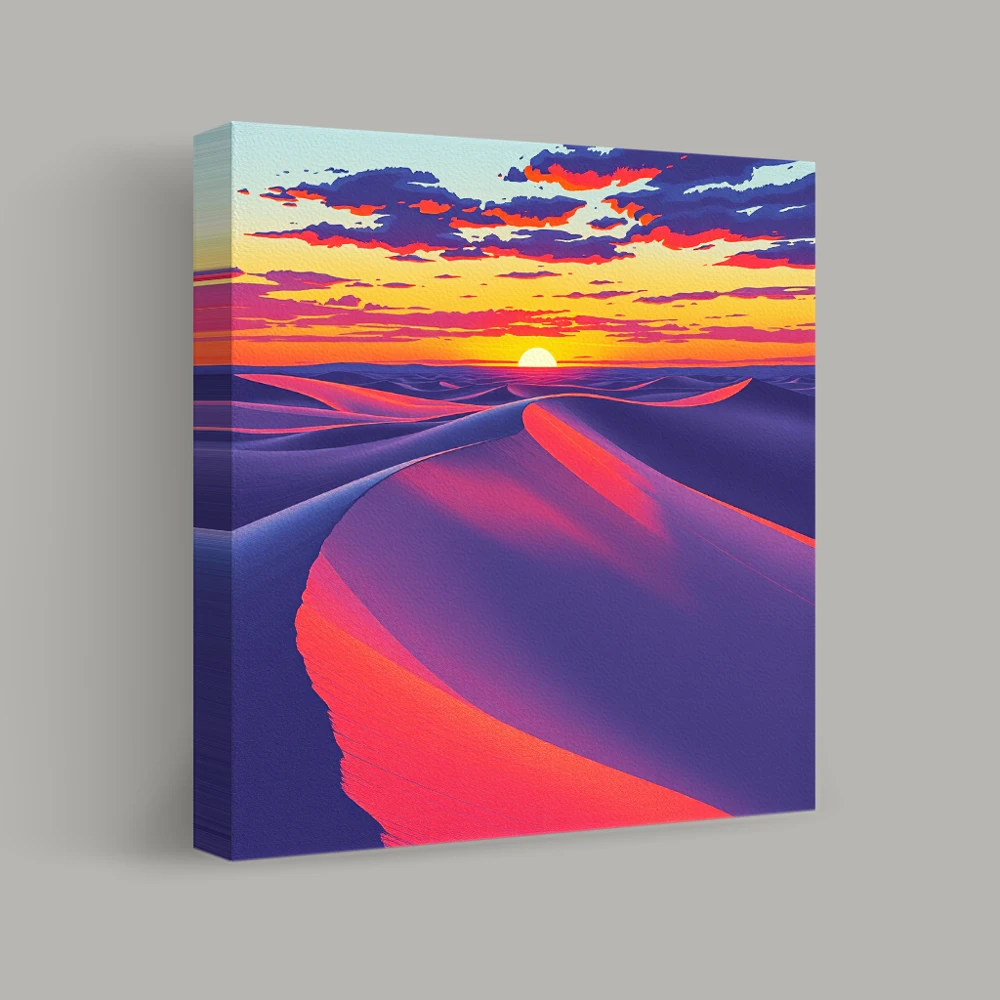 Dunes of Sunset Splendor — canvas