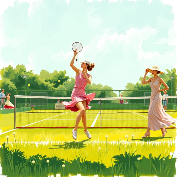 Summer Elegance on the Court