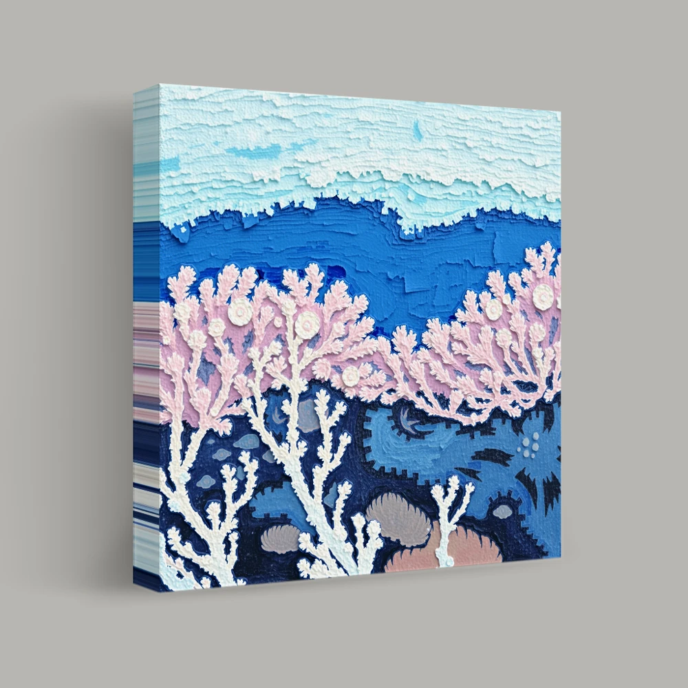 Whispers of the Ocean Reef — canvas