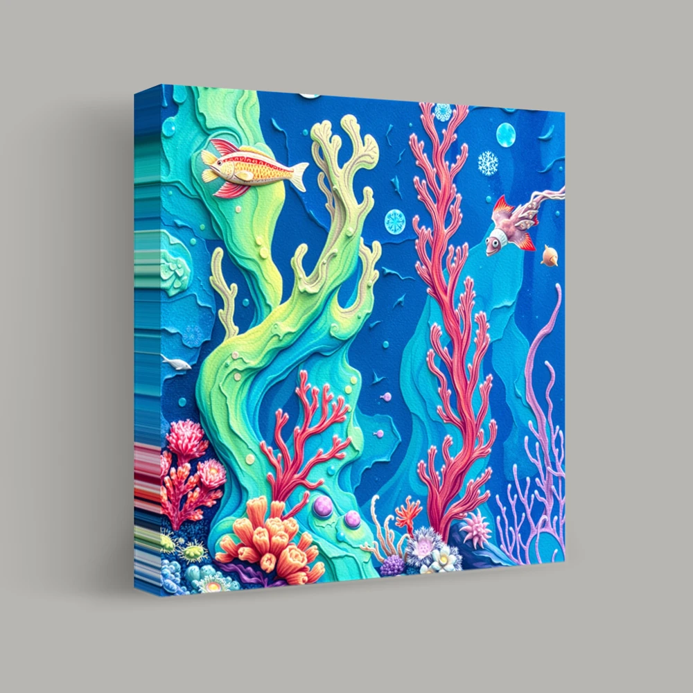 Vibrant Depths — canvas