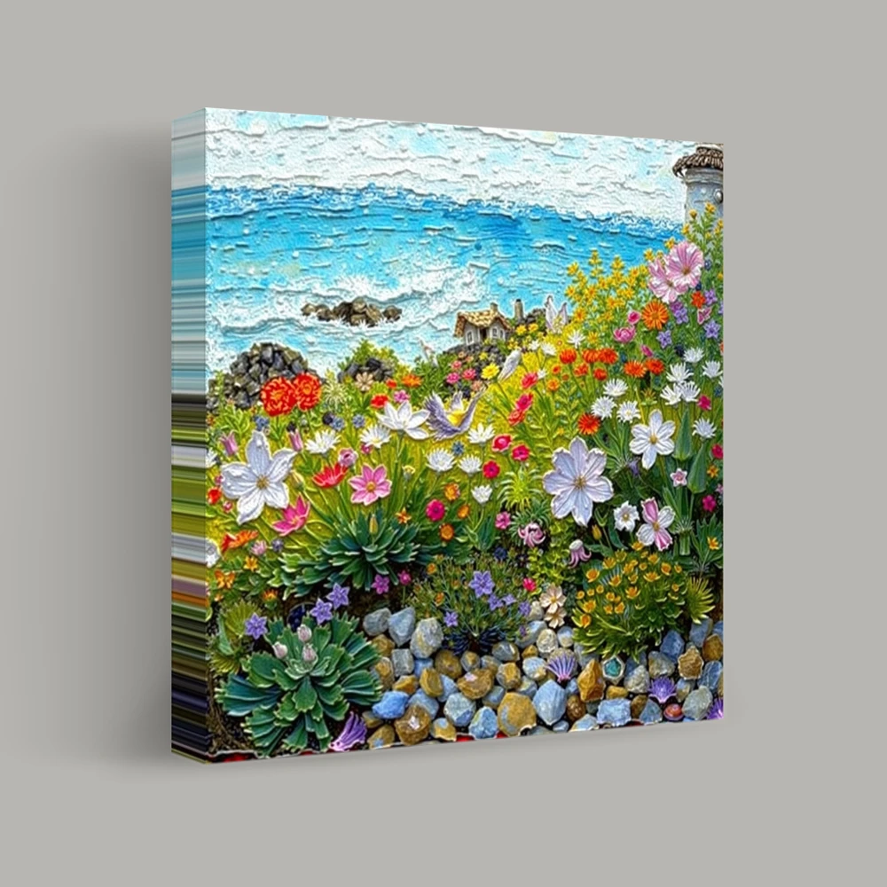 Blossoms by the Sea — canvas