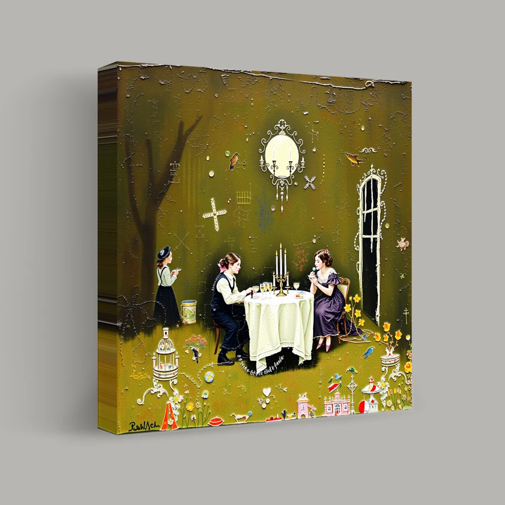 Enchanted Evening of Whimsy — canvas